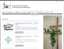 Tablet Screenshot of berlebeck-evangelisch.de